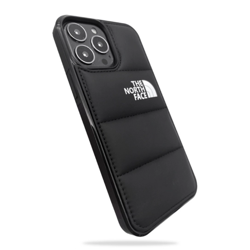 iPhone 14 Series New Luxury Soft Down Jacket Pattern Case