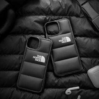 iPhone 14 Series New Luxury Soft Down Jacket Pattern Case