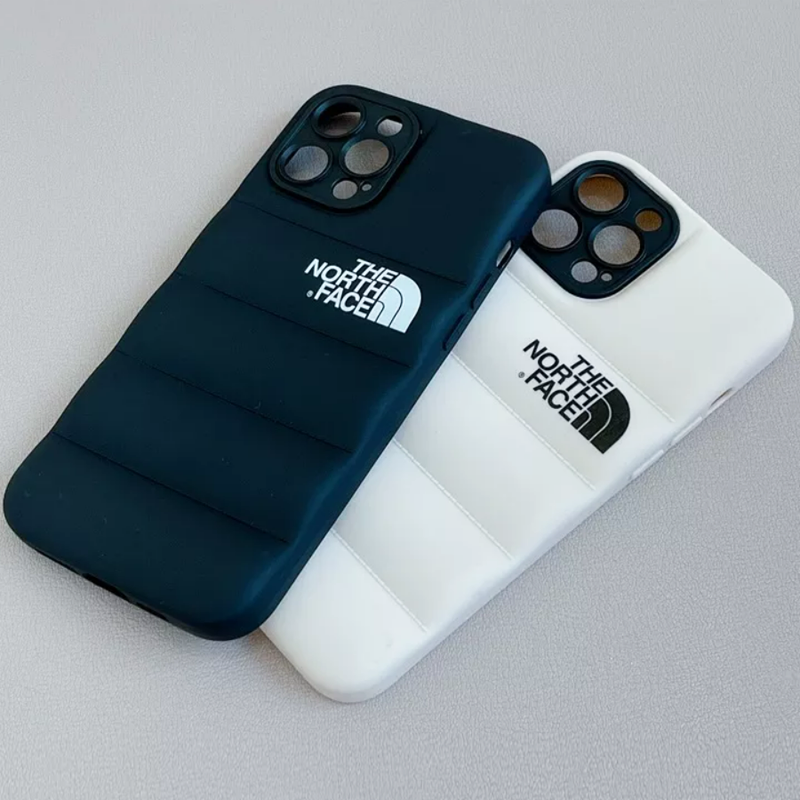 iPhone 14 Series New Luxury Soft Down Jacket Pattern Case