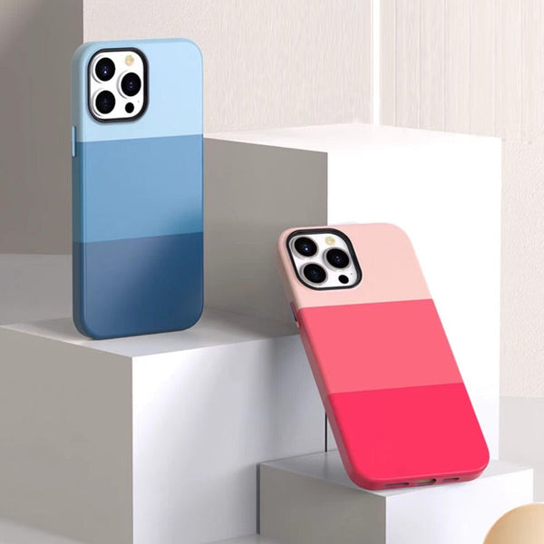 iPhone 13 Series Three-Color Shade Soft Protective Shell Case