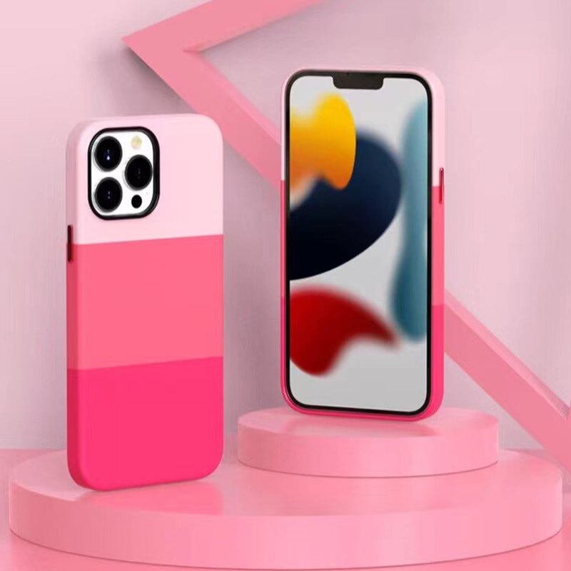 iPhone 13 Series Three-Color Shade Soft Protective Shell Case