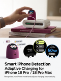 TORRAS 60W Smart Display Charger for iPhone 18 Pro and Pro Max - smart iPhone detection