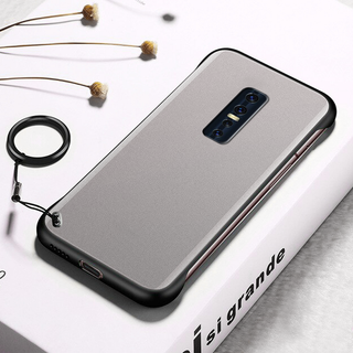 Luxury Frameless Semi Transparent Ring Finger Case for VIVO V17 PRO