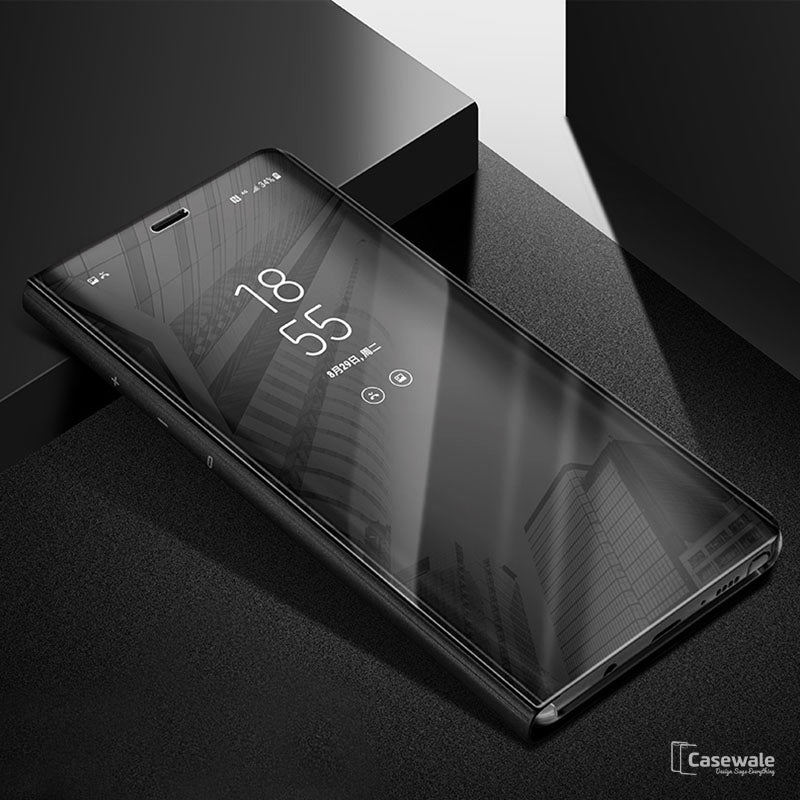 Original Clear View Touch Flip Case for Samsung Galaxy Note [Non