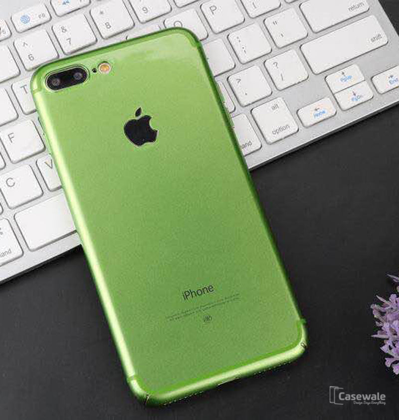 Jadeite Green Leather iPhone 7/8 Plus Case